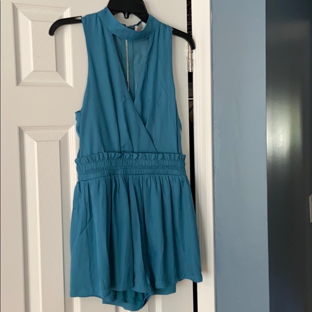 Light blue romper